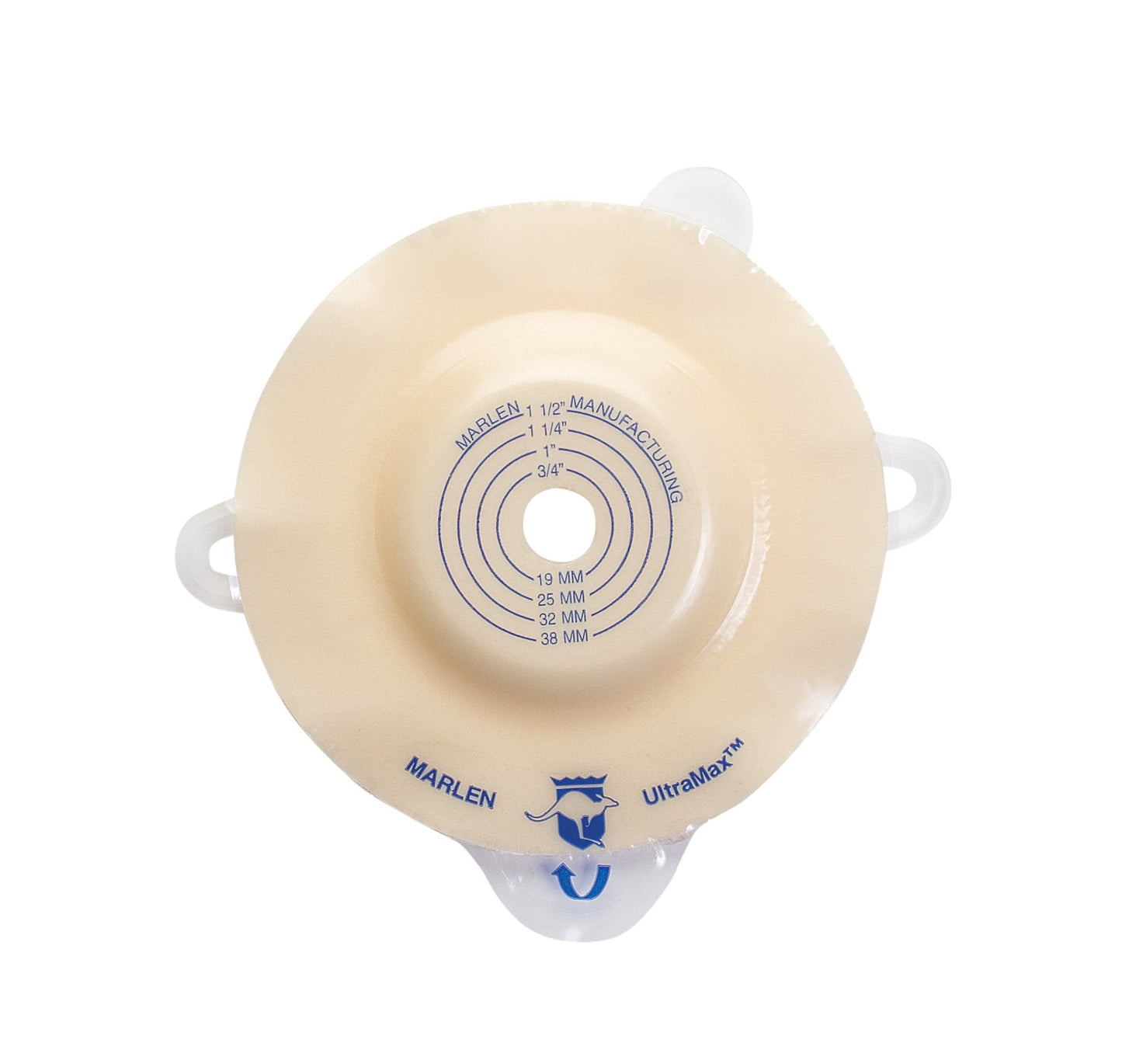 Marlen UltraMax Gemini Two-Piece Adhesive System, Flanges, Shallow Convexity, Box of 5