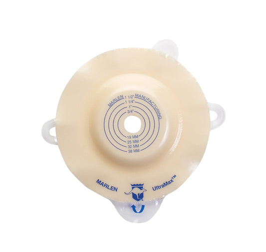 Marlen UltraMax Gemini Two-Piece Adhesive System, Flanges, Shallow Convexity, Box of 5