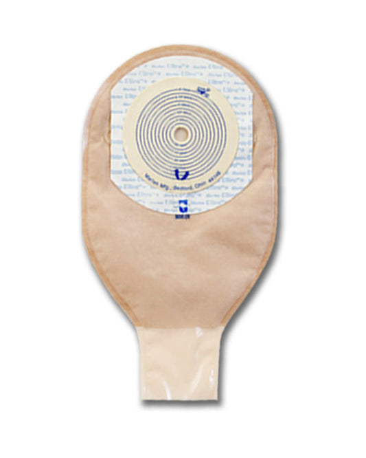 Marlen UltraExtra One-Piece Drainable Pouch with  Snap-Lok Closure, Skin Shield Barrier, Shallow Convexity, Box of 10