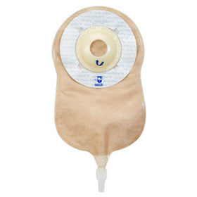 Marlen UltraLite One-Piece Urostomy Pouch, AquaTack Hydrocolloid or Skin Shield Barrier, Flat (No Convexity), Box of 10