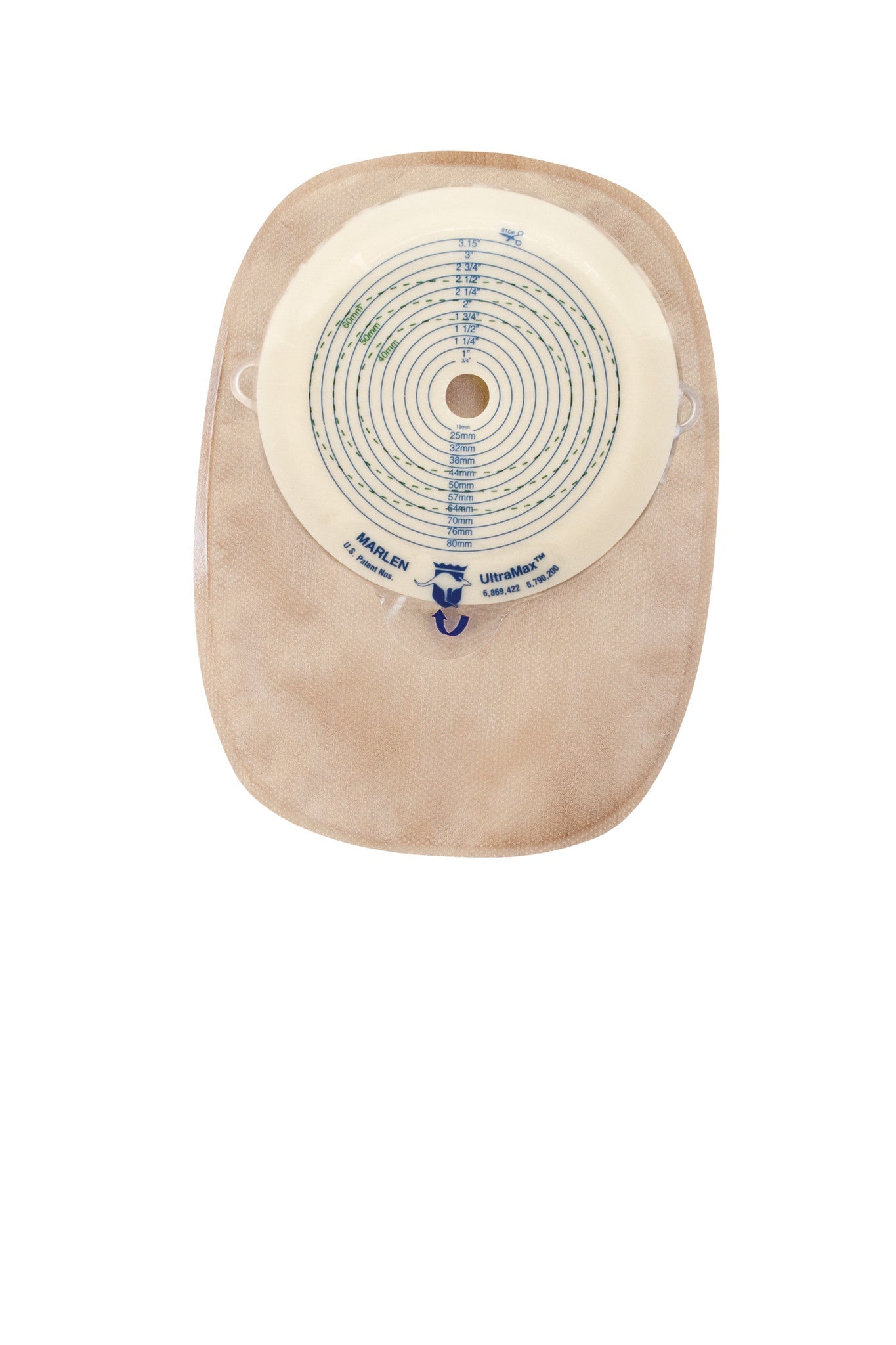 Marlen MaxPlus One-Piece Closed Pouch, AquaTack Hydrocolloid Barrier, Flat (No Convexity), Box of 15