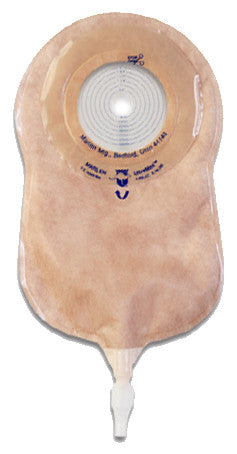 Marlen SuperFlat One-Piece Urostomy Pouch with AquaTack Hydrocolloid Barrier, Flat (No Convexity), Box of 5