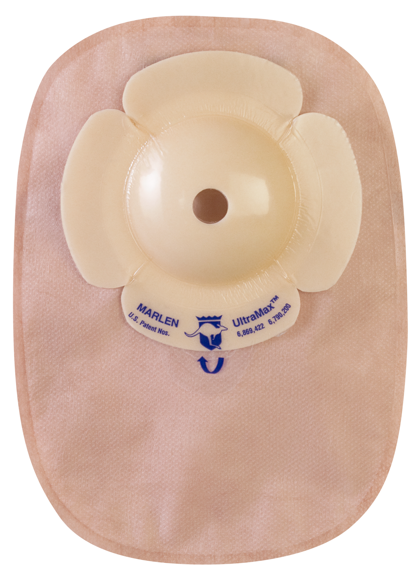 Marlen UltraMax One-Piece Closed Pouch with AquaTack Hydrocolloid Barrier, Deep Convexity Box of 15